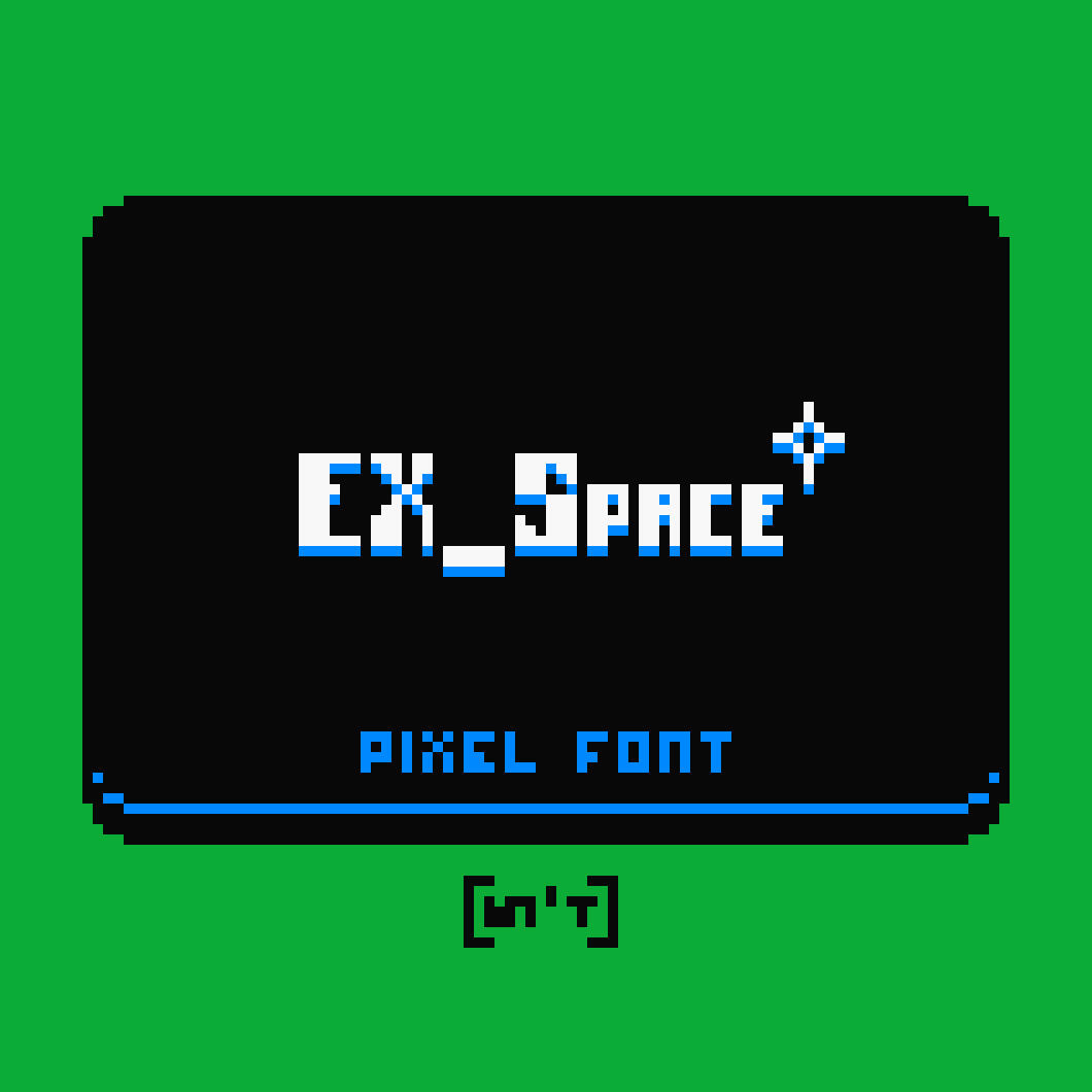 WNT EX_Space [9px] — Pixel Font by WQON Type